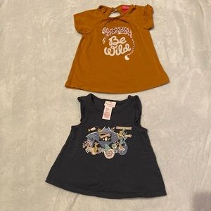 Bundle Of 2 Size 24M Tops Tommy Bahama & Isaac Mizrahi 100% Cotton Pre-Owned